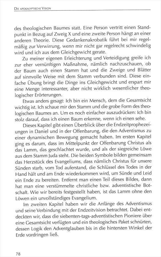 Advent-Verlag GmbH-Die apokalyptische Vision und die Neutralisierung_2430086_
