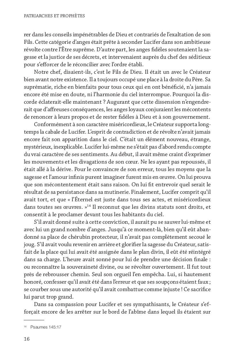 Advent-Verlag Schweiz-Wie alles begann, Missionsausg., Französisch AVS (Patriarches et prophètes)_2513025_