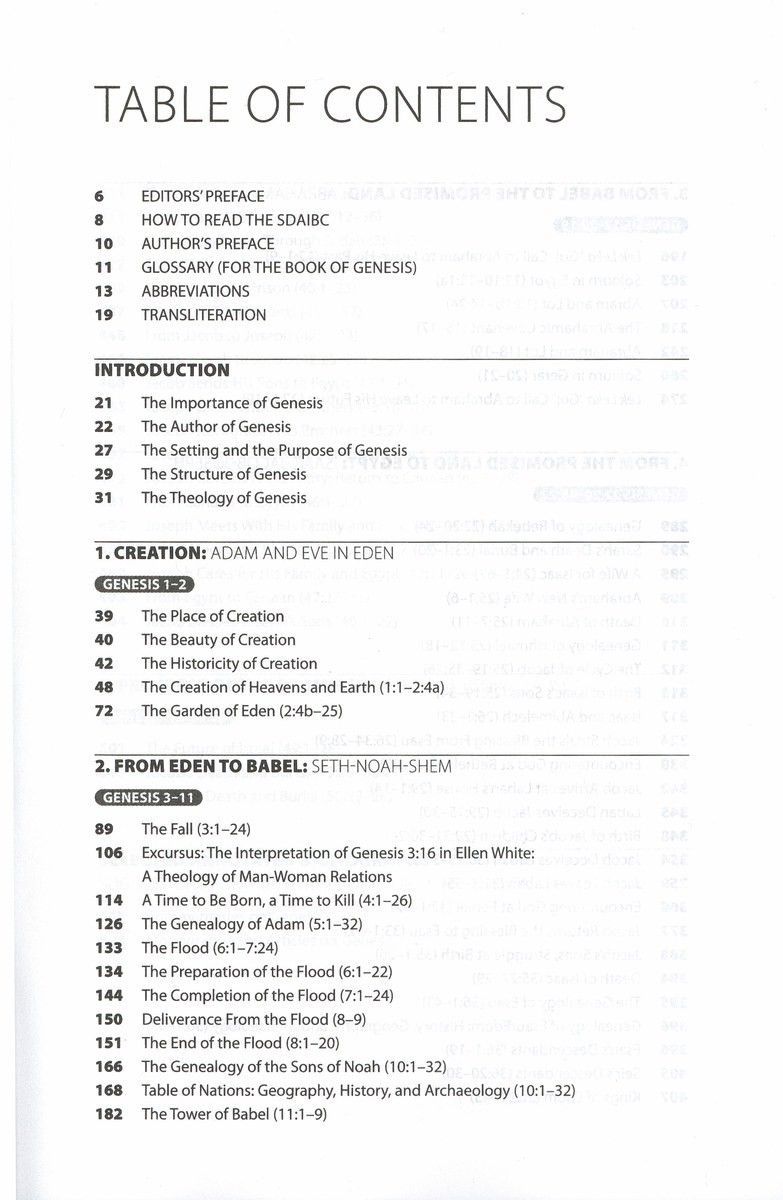 Pacific Press Publishing Association-SDA International Bible Commentary 1 - Genesis, Englisch_2540817_