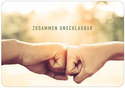 Hartung GmbH & Co. KG-Postkarte: zusammen unschlagbar_4741700_