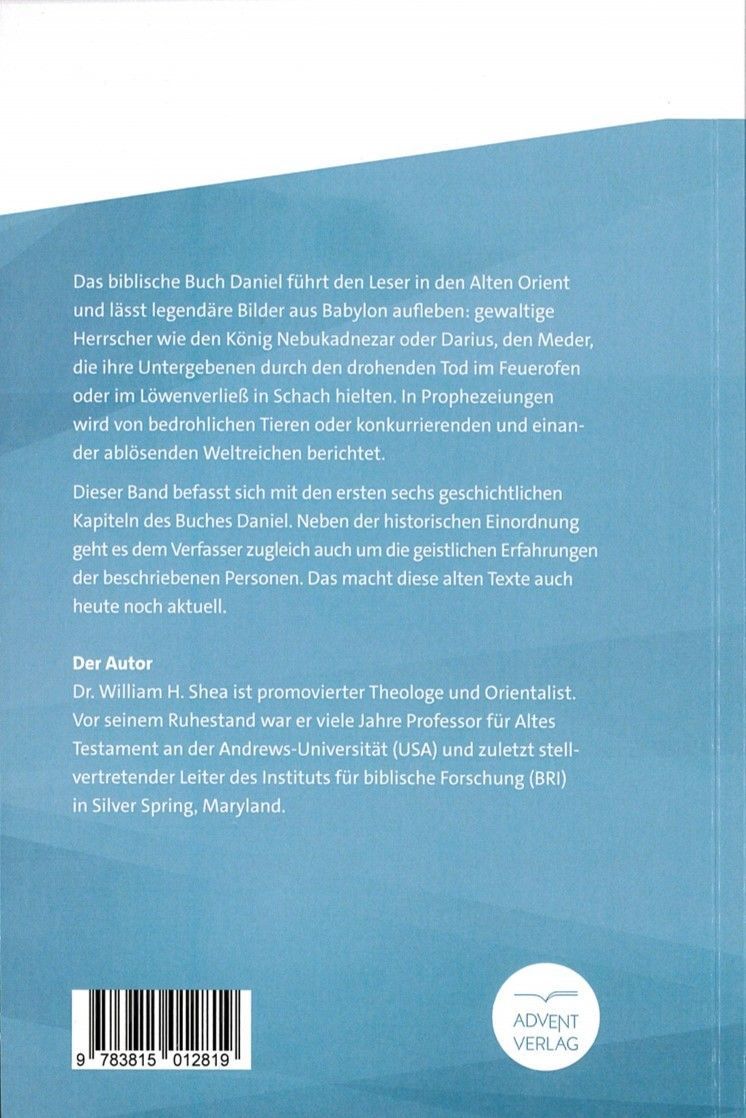 Advent-Verlag GmbH-Das Buch Daniel, Band 1_2421665_