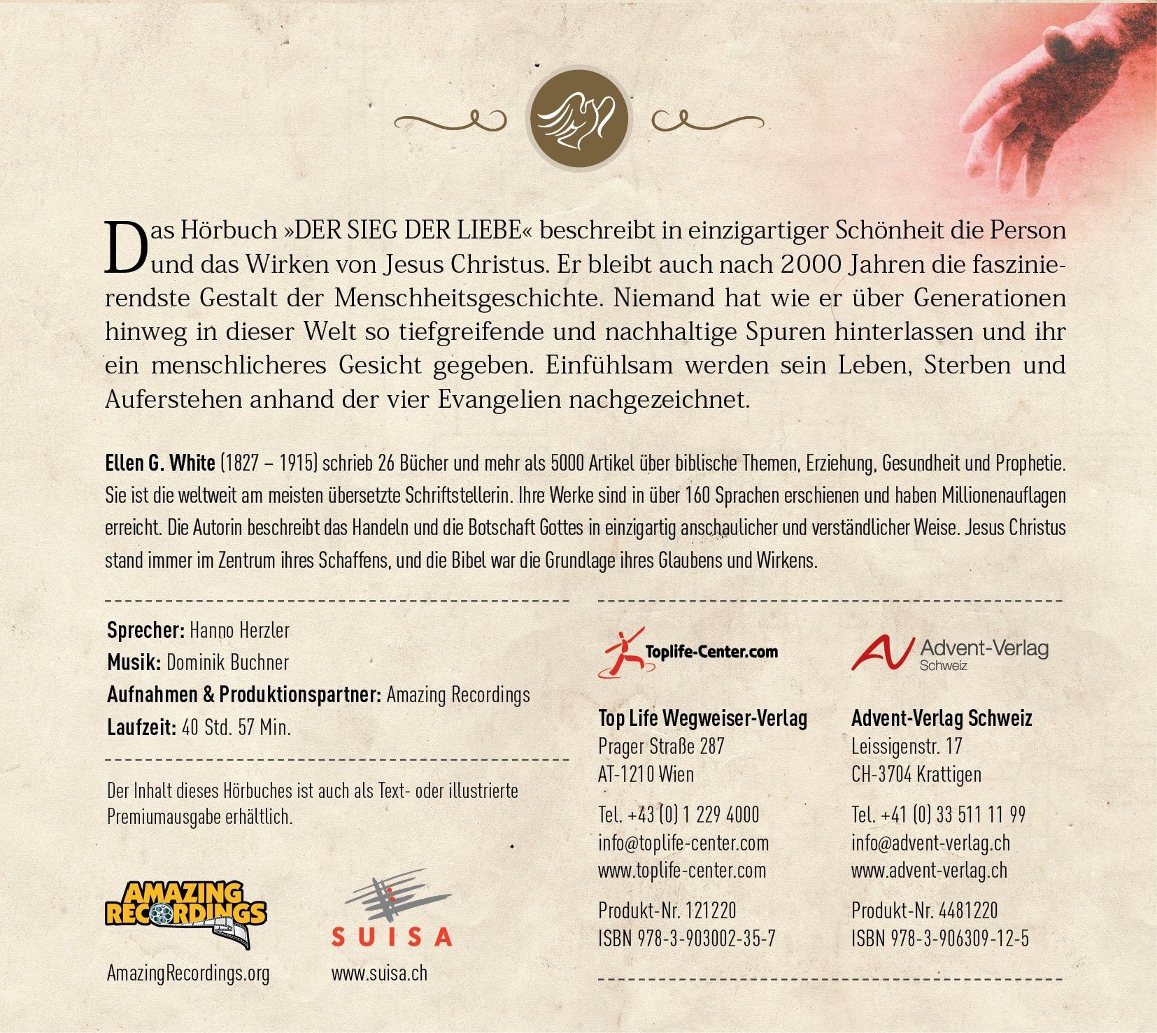 Advent-Verlag Schweiz-HB: Der Sieg der Liebe (3 MP3-CDs)_3610896_
