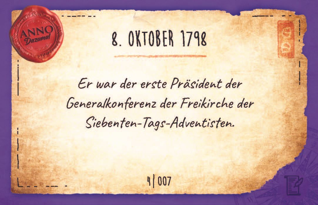 Advent-Verlag Schweiz-ANNO Dazumal, Set 4 Adventgeschichte_3612350_
