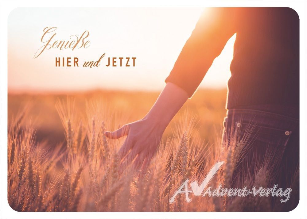 Hartung GmbH & Co. KG-Postkarte: Geniesse hier und jetzt_4741362_