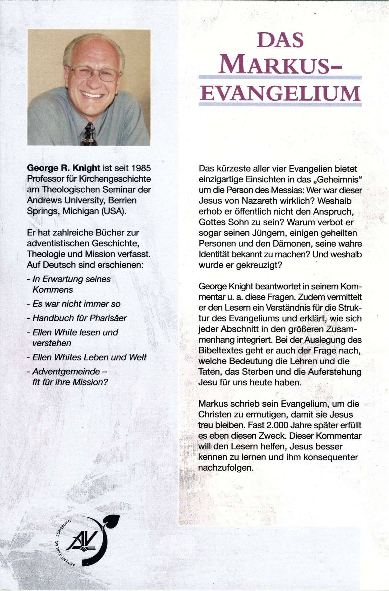 Advent-Verlag GmbH-Das Markus-Evangelium_2420061_